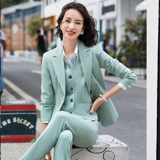 Fashion Lady Simple Little Man Blazer Suit