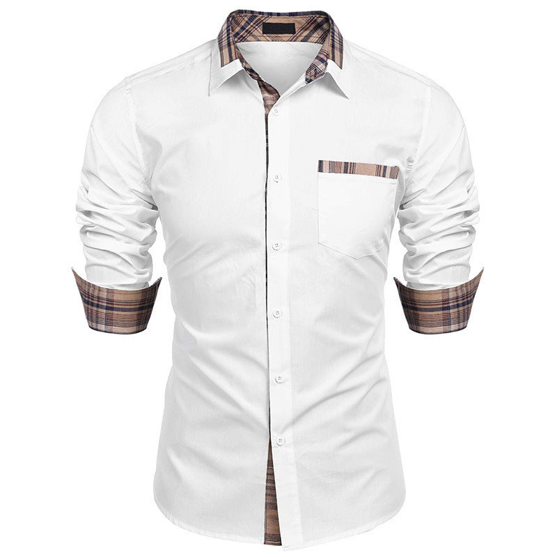 Casual Men's Shirt Men's Amazon Foreign Trade Shirt