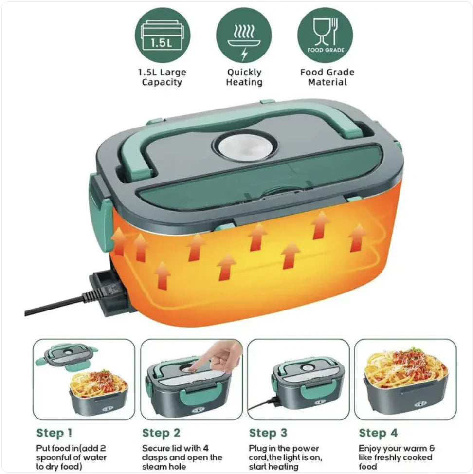 Portable Electric Lunch Box Food Warmer