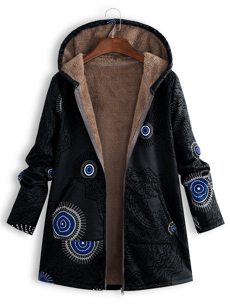 winter Amazon WISH European and American new women's clothing hooded plush shirt plush jacket