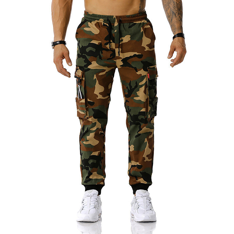 Sports Overalls  Men'S Elasticated Feet Pants