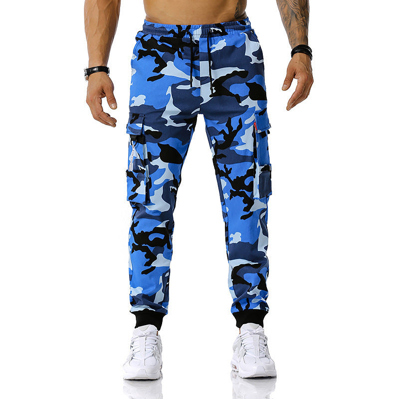 Sports Overalls  Men'S Elasticated Feet Pants