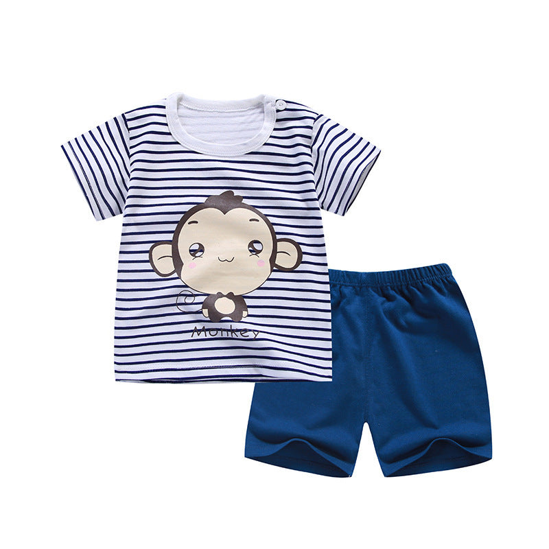 Pure Cotton Boys Korean Baby Clothes Wholesale New T-shirt Girls Kids Clothes