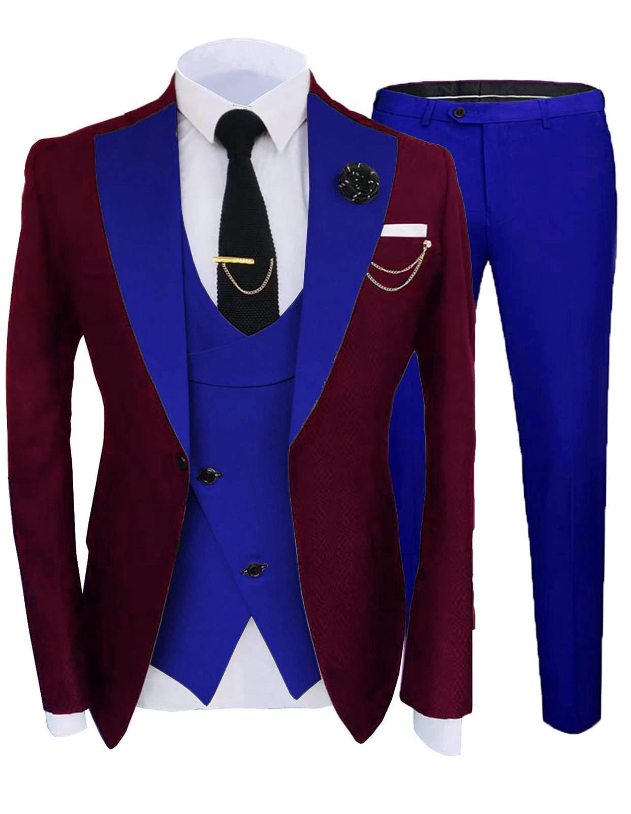 Men's Three-piece Suit Wedding Sina Best Man Suit