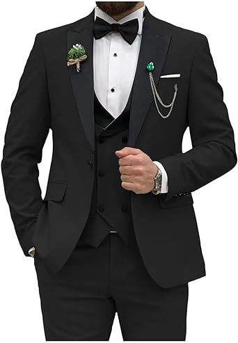 Men's Suit Three-piece Slim Fit Suit Men's Formal Suit