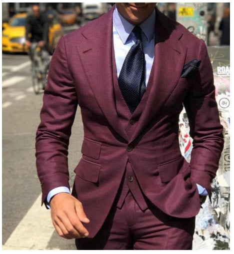 Men's Three-piece Suit Wedding Best Man