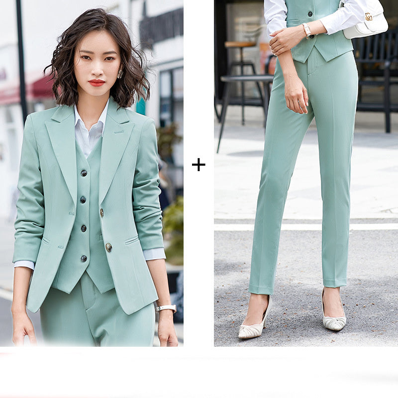 Fashion Lady Simple Little Man Blazer Suit