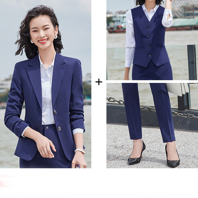 Fashion Lady Simple Little Man Blazer Suit