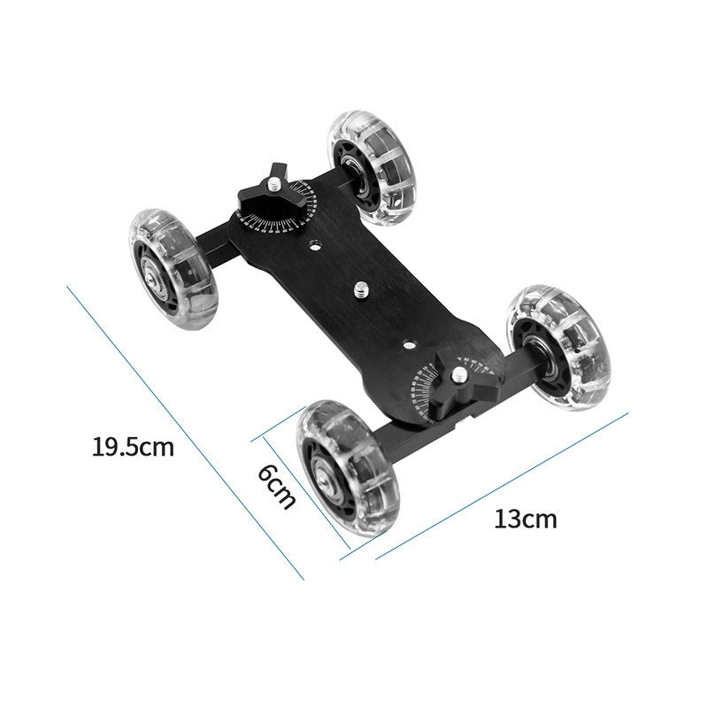 Action Camera Mini Track Car Three-piece Set