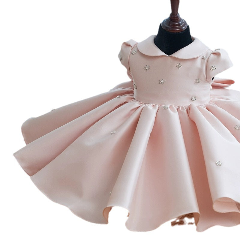 Girls' Princess Dress Dresses Of Bride Fellow Kids Autumn