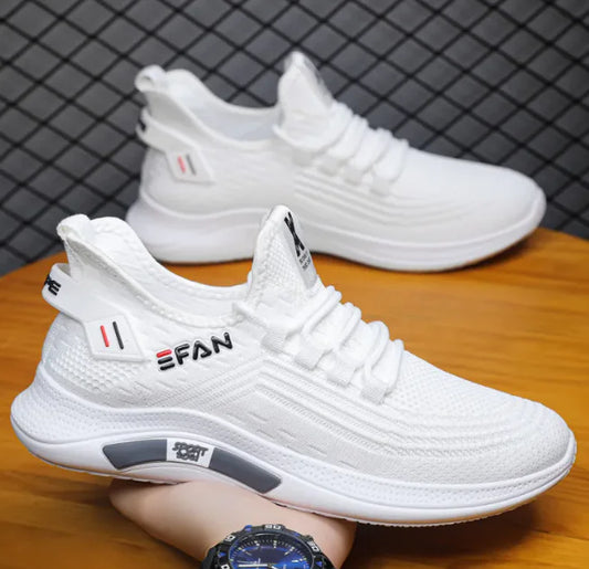 Front Lace-Up Casual Mesh Sneakers