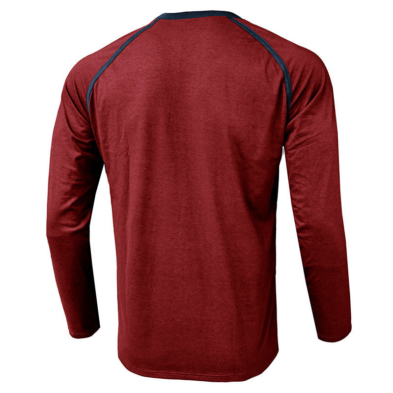 Fashion Colorblock Casual Men's Top