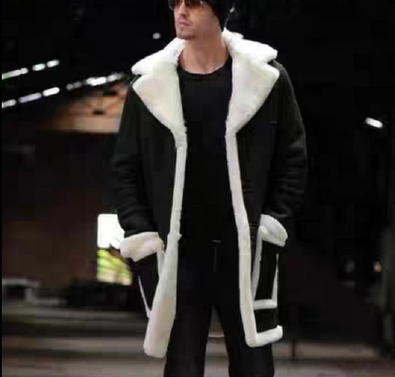 Men's Fur Coat Explosion Thicken Jacket