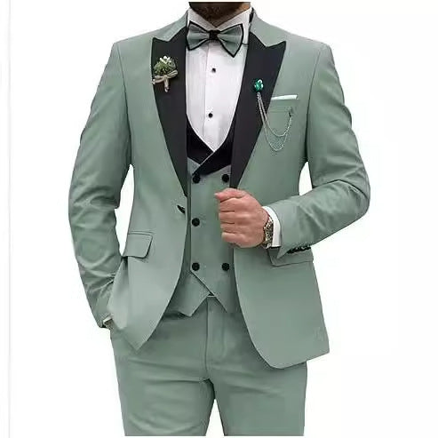 Men's Suit Three-piece Slim Fit Suit Men's Formal Suit