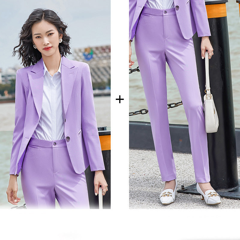 Fashion Lady Simple Little Man Blazer Suit