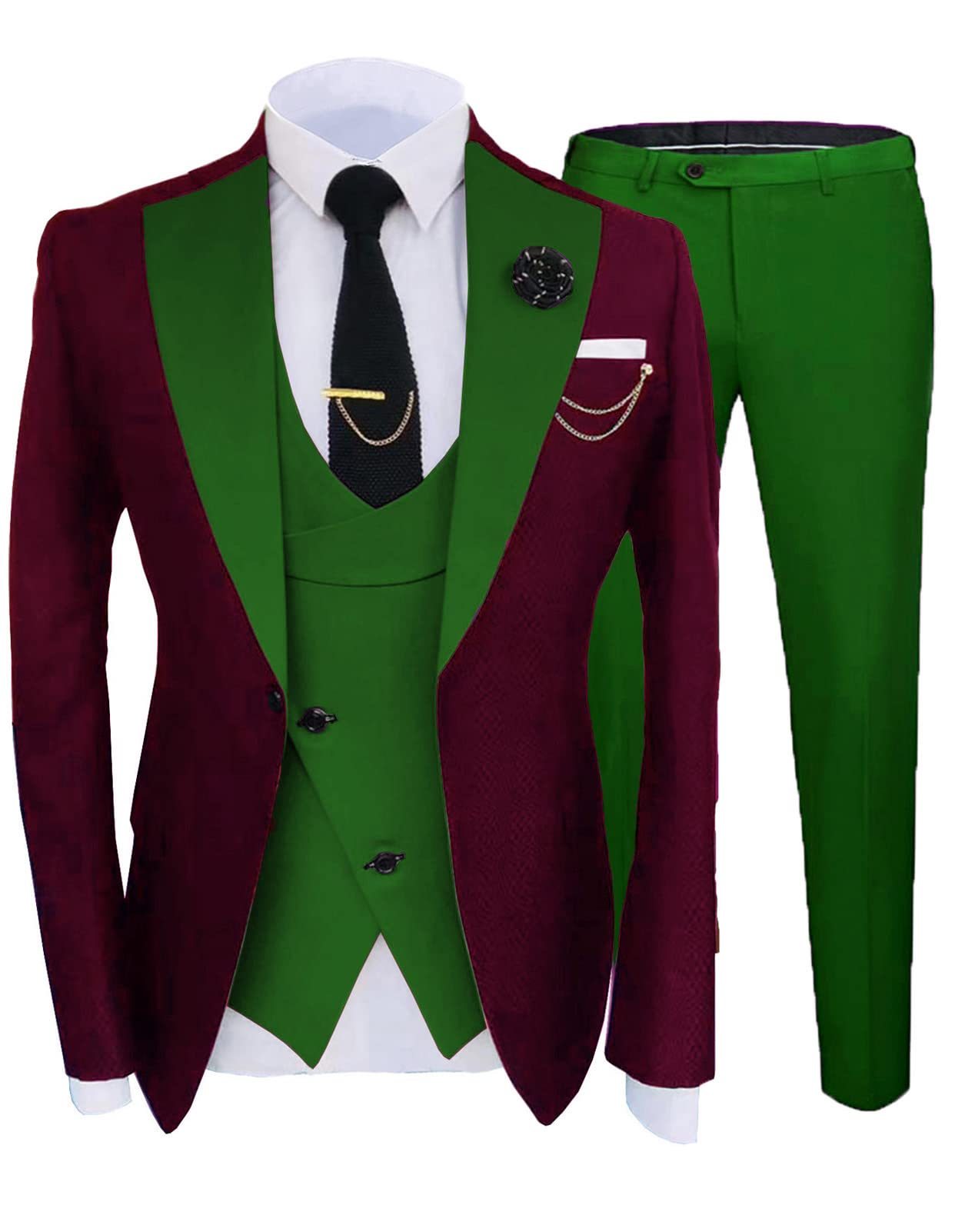 Men's Three-piece Suit Wedding Sina Best Man Suit