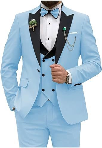 Men's Suit Three-piece Slim Fit Suit Men's Formal Suit