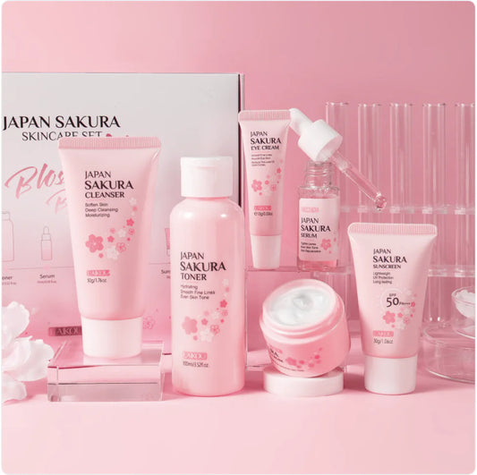 Cherry Blossom Skin Care 6-Piece Set